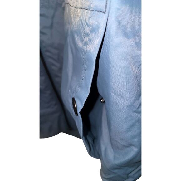 Edgar + Ash Blue Mens Windbreak Zip Up Coat Sherpa Lined Size Small NWT - Picture 2 of 5